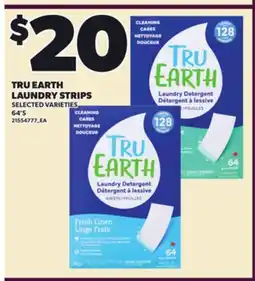 Loblaws TRU EARTH LAUNDRY STRIPS, 64'S offer