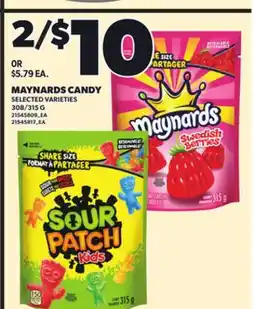 Loblaws MAYNARDS CANDY, 308/315 G offer