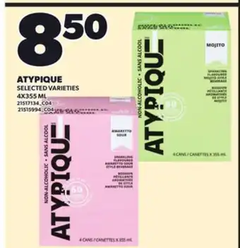 Loblaws ATYPIQUE, 4X355 ML offer