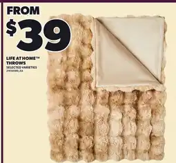 Loblaws LIFE AT HOME THROWS offer