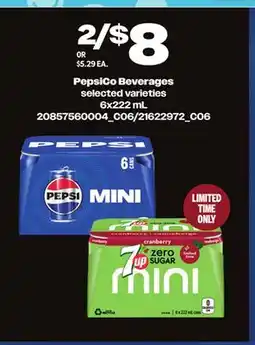 Loblaws PEPSICO BEVERAGES, 6X222 ML offer