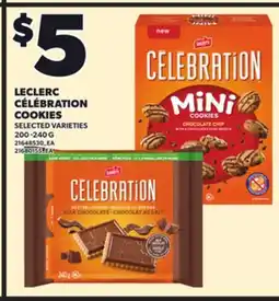 Loblaws LECLERC CÉLÉBRATION COOKIES, 200 -240 G offer