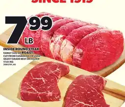 Loblaws INSIDE ROUND STEAK offer