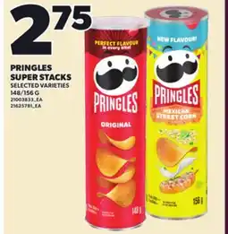 Loblaws PRINGLES SUPER STACKS, 148/156 G offer