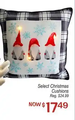 Oxford Mills Select Christmas Cushions offer