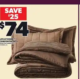 Loblaws LIFE AT HOME COMFORTER SETS offer