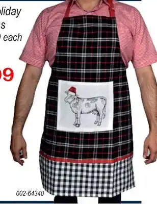 Oxford Mills Select Holiday Aprons offer