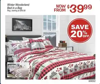 Oxford Mills Winter Wonderland Bed in a Bag offer