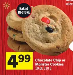 Foodland Chocolate Chip or Monster Cookies offer