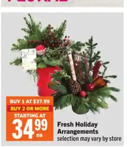 Foodland Fresh Holiday Arrangements offer