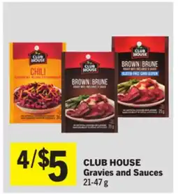 Foodland CLUB HOUSE Gravies and Sauces offer