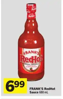 Foodland FRANK'S RedHot Sauce offer