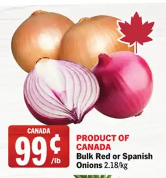 Foodland Bulk Red or Spanish Onions offer
