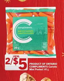 Foodland COMPLIMENTS Carrots Mini Peeled offer