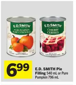 Foodland E. D. SMITH Pie Filling offer