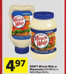 Foodland KRAFT Miracle Whip or Mayonnaise offer