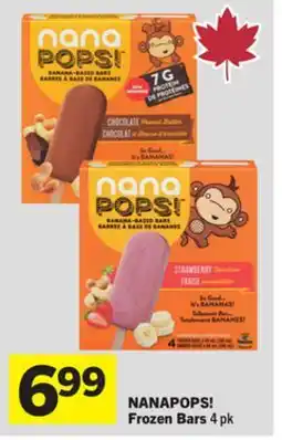Foodland NANAPOPS! Frozen Bars offer