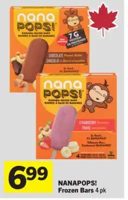 Foodland NANAPOPS! Frozen Bars offer