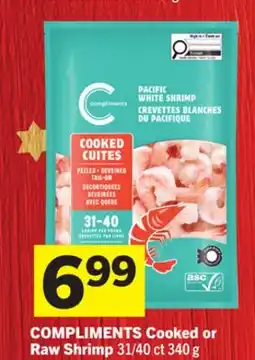 Foodland COMPLIMENTS Cooked or Raw Shrimp offer
