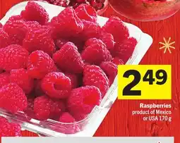 Foodland Raspberries offer