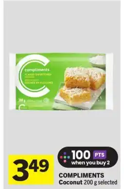 Foodland COMPLIMENTS Coconut offer