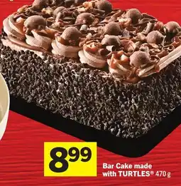 Foodland Bar Cake made with TURTLES offer