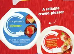Foodland COMPLIMENTS Camembert or Brie offer