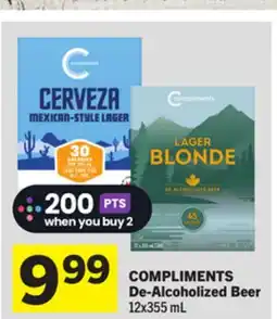 Foodland COMPLIMENTS De-Alcoholized Beer offer