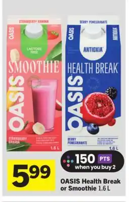 Foodland OASIS Health Break or Smoothie offer