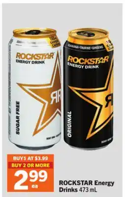 Foodland ROCKSTAR Energy Drinks offer