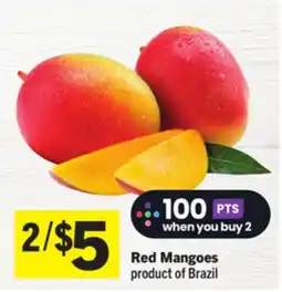 Foodland Red Mangoes offer