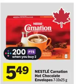 Foodland NESTLÉ Carnation Hot Chocolate Envelopes offer