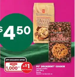 No Frills PC DECADENT COOKIE, 280/300 G offer