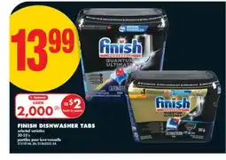 No Frills FINISH DISHWASHER TABS offer