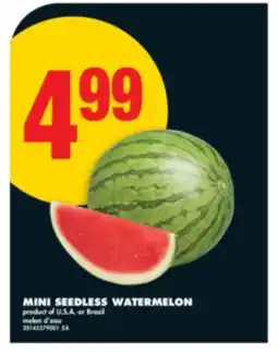 No Frills MINI SEEDLESS WATERMELON offer