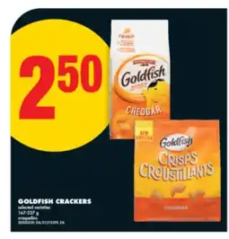 No Frills GOLDFISH CRACKERS, 167-227 G offer