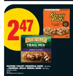No Frills NATURE VALLEY GRANOLA BARS, 130-210 G OR GENERAL MILLS CEREAL BARS, 120-160 G offer