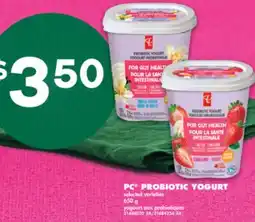 No Frills PC PROBIOTIC YOGURT, 650 G offer