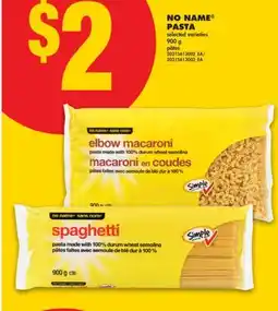 No Frills NO NAME PASTA, 900 G offer