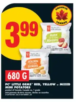 No Frills PC LITTLE GEMS RED, YELLOW OR MIXED MINI POTATOES, 680 G offer