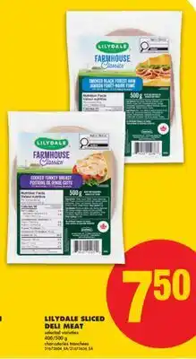 No Frills LILYDALE SLICED DELI MEAT, 400/500 g offer