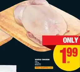No Frills WHOLE CHICKEN offer