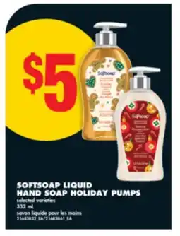 No Frills SOFTSOAP LIQUID HAND SOAP HOLIDAY PUMPS, 332 ML offer