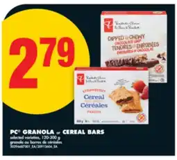 No Frills PC GRANOLA or CEREAL BARS, 120-300 G offer