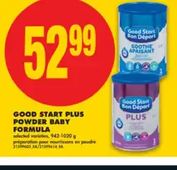 No Frills GOOD START PLUS POWDER BABY FORMULA, 942-1020 G offer