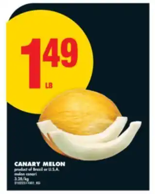 No Frills CANARY MELON offer