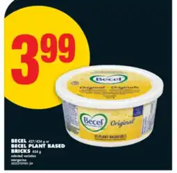 No Frills BECEL, 427/454 G OR BECEL PLANT BASED BRICKS, 454 G offer