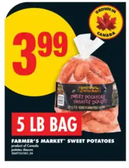 No Frills FARMER'S MARKET SWEET POTATOES, 5 LB BAG offer