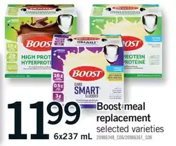 Fortinos BOOST MEAL REPLACEMENT, 6X237 ML offer