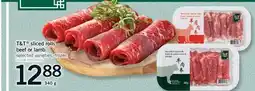 Fortinos T&T SLICED ROLLS BEEF OR LAMB, 340 G offer